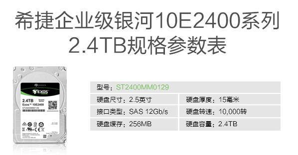 以下是重写后的内容:

ST2400MM0129 希捷 2.4T 2.5寸 SAS 服务器硬盘