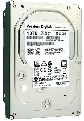 西数10TB SATA 256M 7200转 WUS721010ALE6L4企业级硬盘